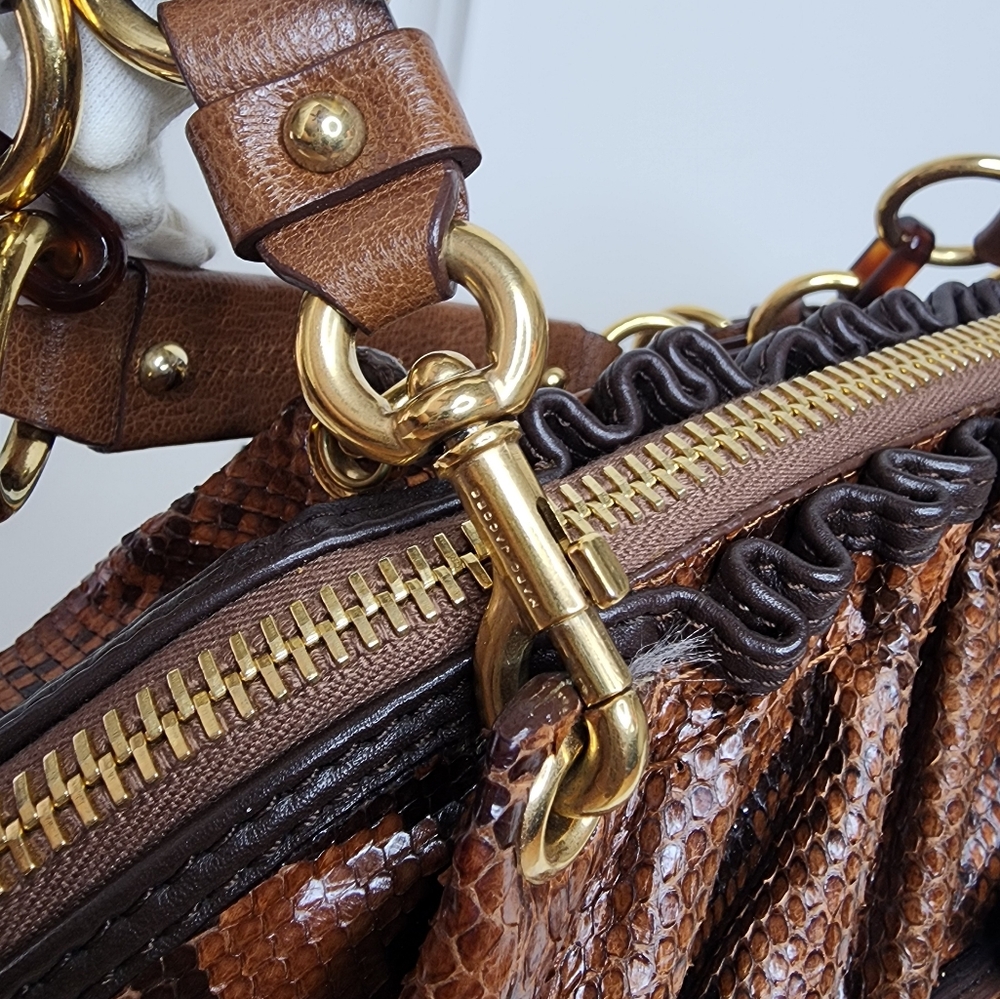 Marc Jacobs Python Capra Shoulder Bag - Picture 13 of 16